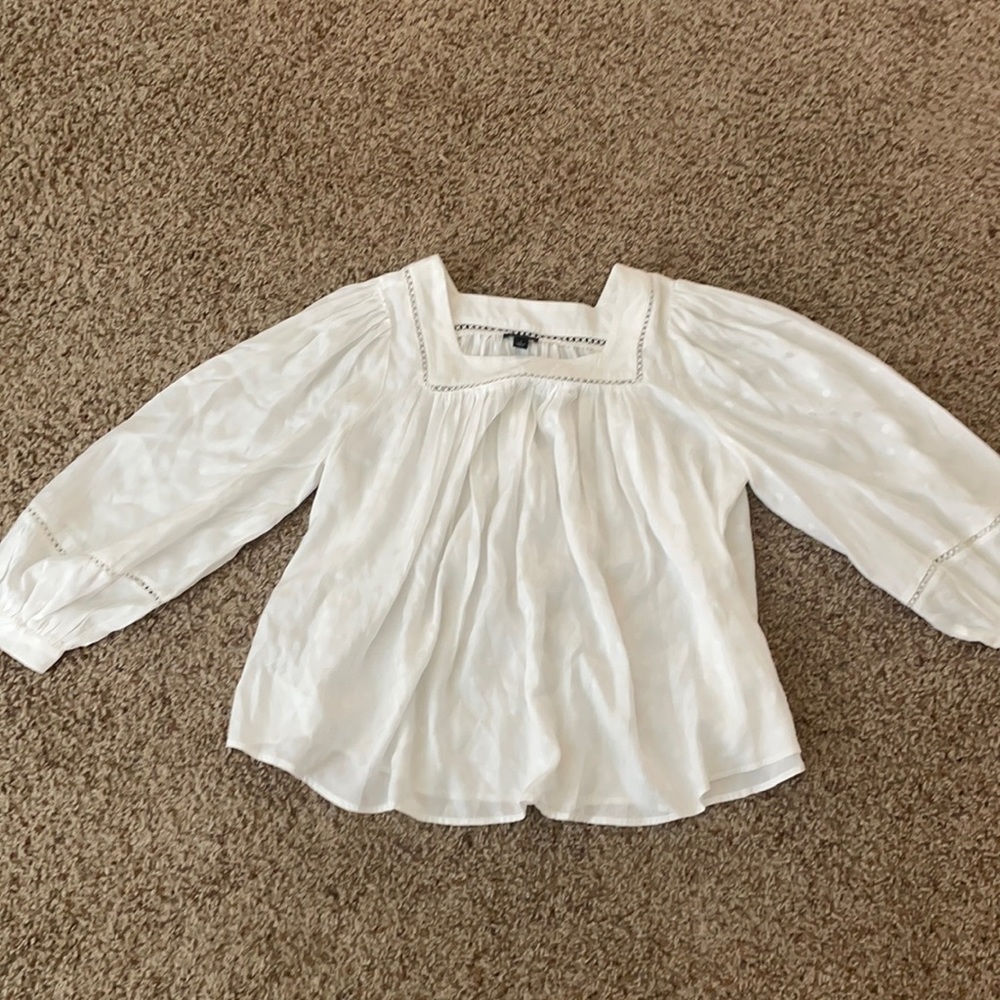 Ann Taylor small white blouse